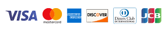 VISA･MasterCard･American Express･DISCOVER･DinersClub･JCB